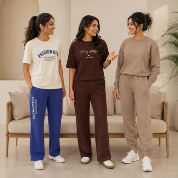 3 Women Cotton T-Shirt + Trouser (N-5)