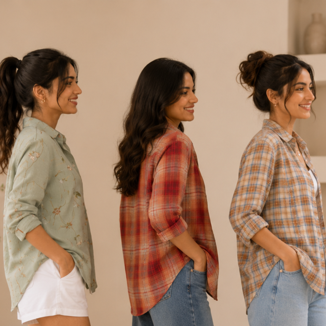 3 Women's Casual Shirts ( C5 )