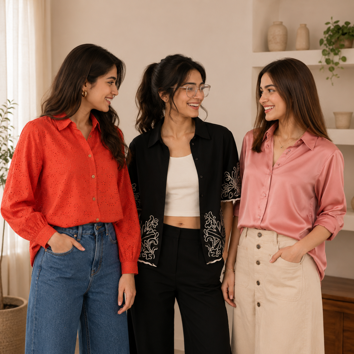 3 Women's Casual Shirts ( C6 )