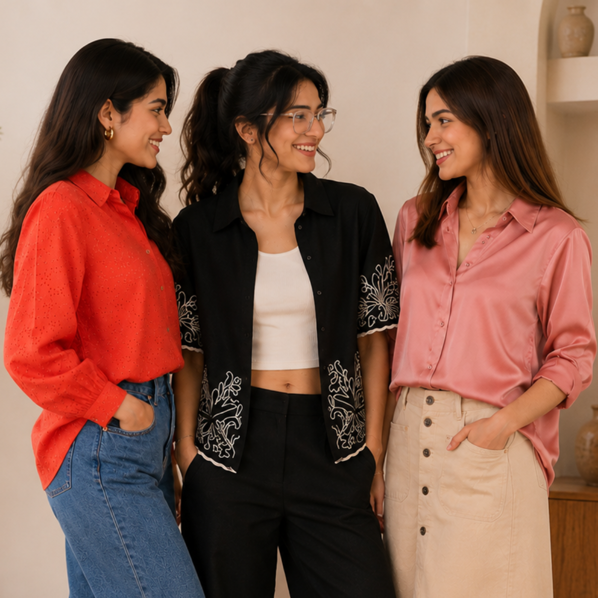 3 Women's Casual Shirts ( C6 )