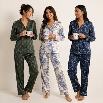 3 Combo Cotton Night Suits (3NS-25)