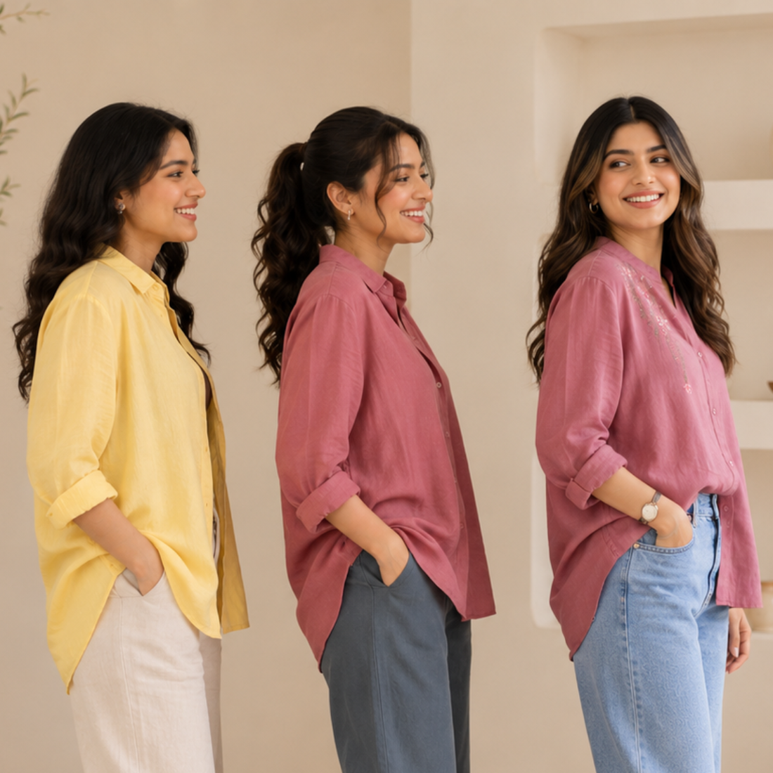 3 Women's Casual Shirts ( C3 )