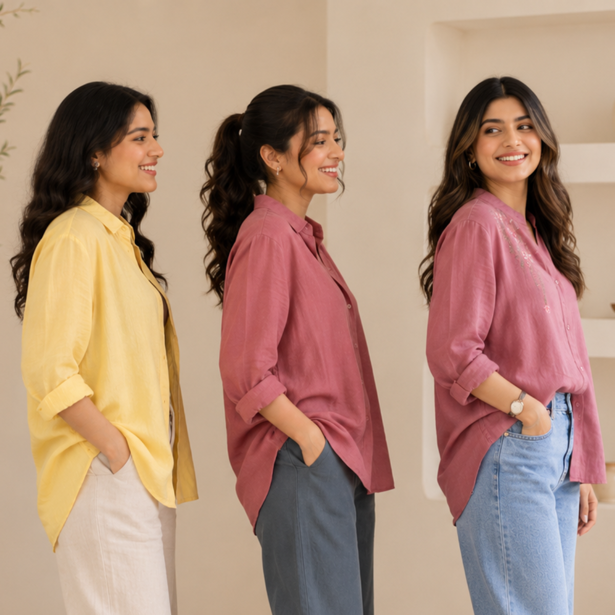 3 Women's Casual Shirts ( C3 )