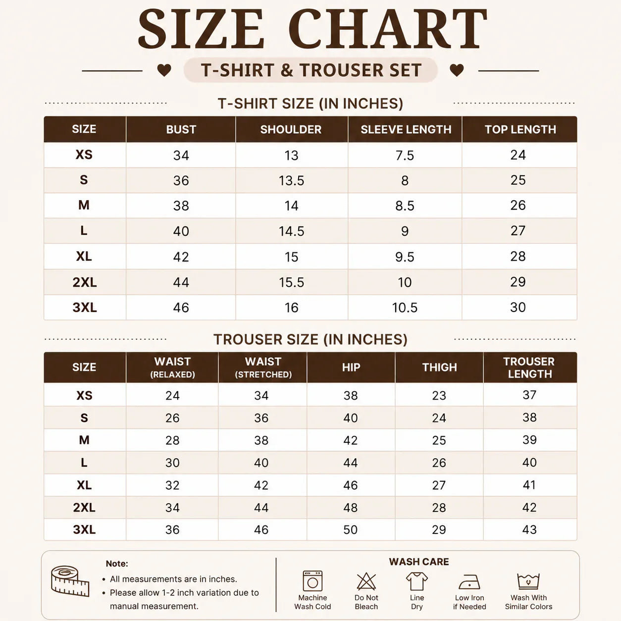 3 Women Cotton T-Shirt + Trouser (N-4)
